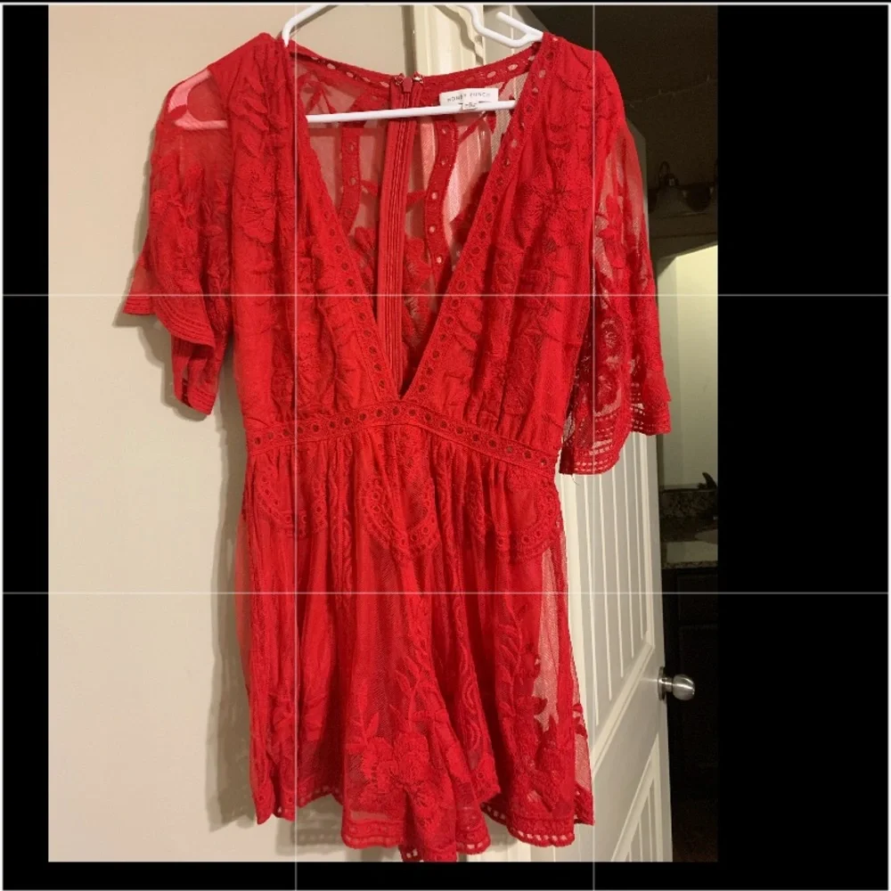 Red romper - Picture 1 of 2